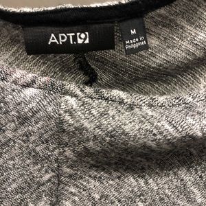 Apt 9 silver shimmer top NWT